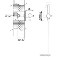 Гигиенический душ Rose R915