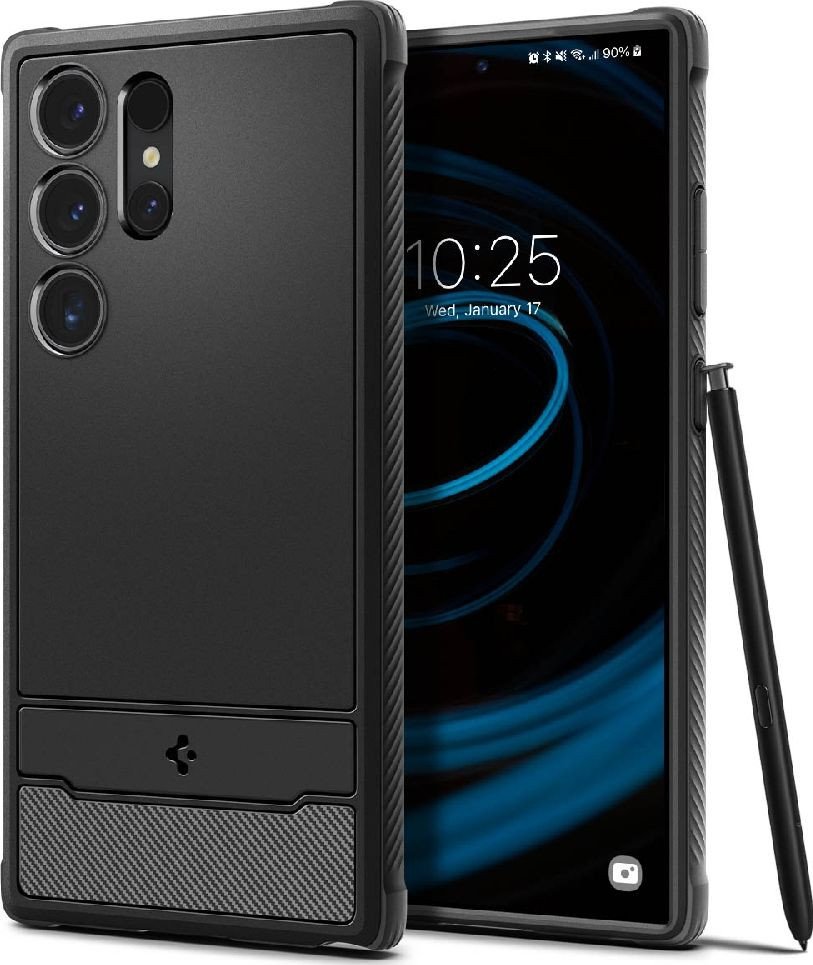 

Чехол для телефона Spigen Rugged Armor для Galaxy S24 Ultra ACS07286 (черный)