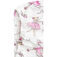 Простыня Amarobaby Балерины AMARO-5101-B (розовый)