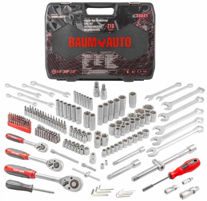 

Универсальный набор инструментов BaumAuto BM-38841 (216 предметов)