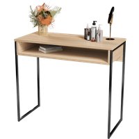 Консольный стол Soma СПМ-4-METAL (дуб сонома/черный)