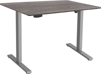 Стол с регулировкой высоты ErgoSmart Wooden Electric Desk Slim 1300х750х27 мм (скошенный край, дуб галифакс/серый)