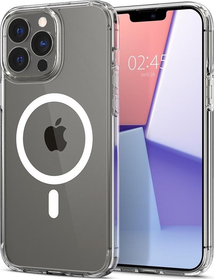 

Чехол для телефона Spigen Ultra Hybrid Mag (MagFit) для iPhone 13 Pro Max ACS03210 (белый)