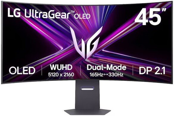 

Игровой монитор LG UltraGear OLED 45GX950A-B