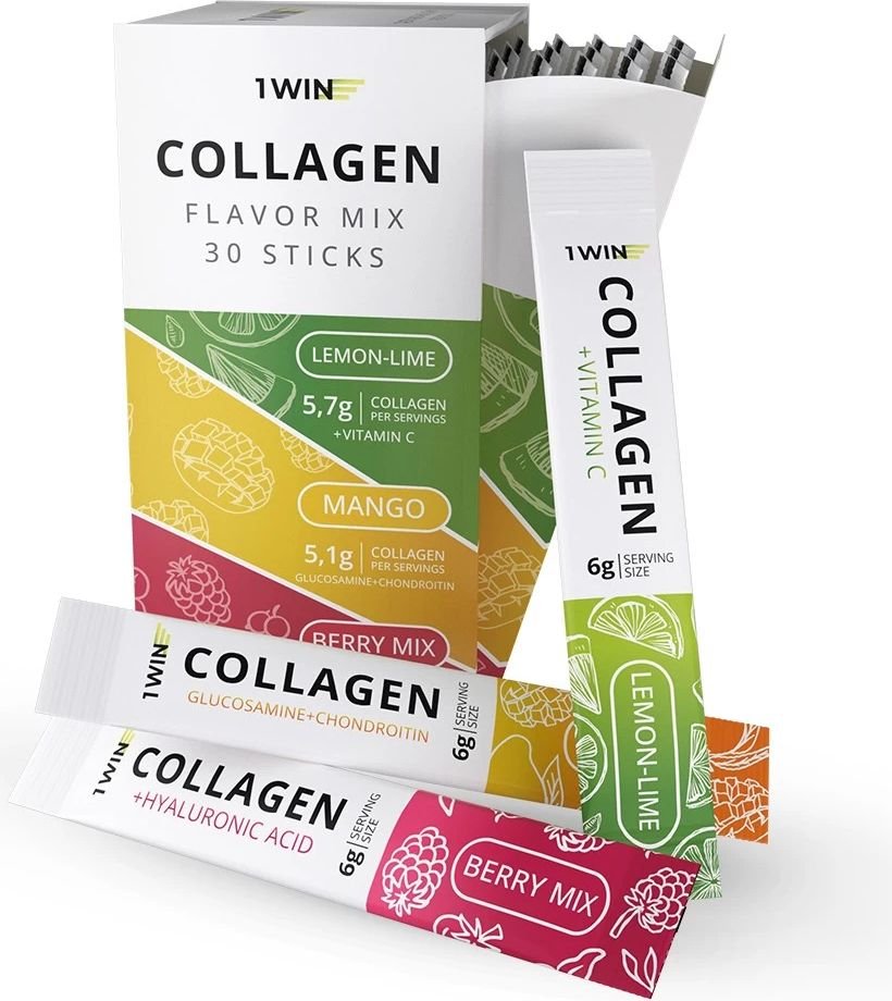 

Витамины, минералы 1WIN Коллаген Микс (лимон/лайм, ягодный микс, манго, 30 саше)