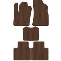 Комплект ковриков для авто Alicosta Geely Monjaro I (suv) 2022 - Н.В. (коричневый, сота)