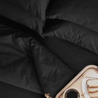 Простыня Verossa Stripe 140x200x20 730587 (Black, на резинке)