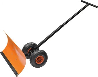 Движок для снега (скрепер) КОМ Лопата металлическая на колесах