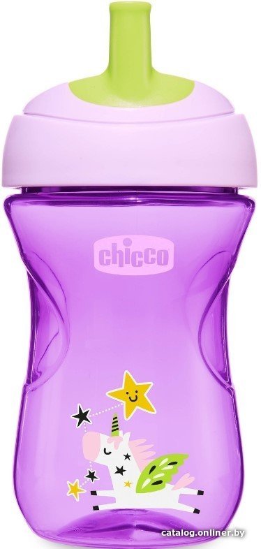 Поильник Chicco Nursery Advanced Cup Единорог 00006941120180 (266 мл, фиолетовый)