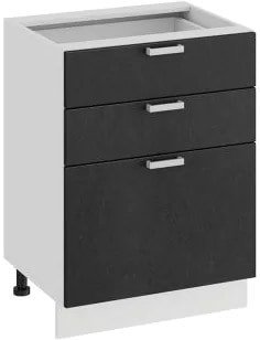 

Шкаф напольный Трия Гранита 1Н6Я3 (бетон графит)