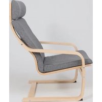 Интерьерное кресло AksHome Relax (ткань, серый QS-9)