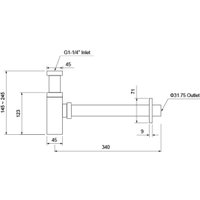 Сифон Aquatek AQ6013MB