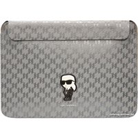 Чехол CG Mobile Karl Lagerfeld Saffiano Sleeve Monogram NFT Karl Ikonik KLCS14SAKHPKG 13/14" (серебристый)