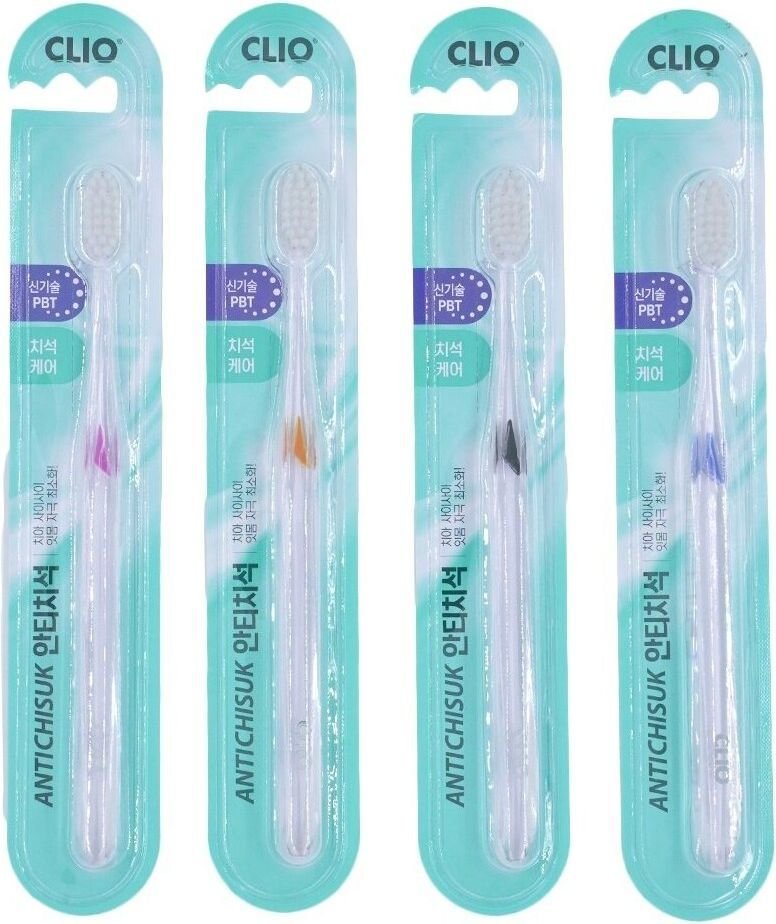 

Набор зубных щеток CLIO Antichisuk New MLR (4 шт)