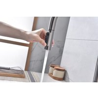 Смеситель Paulmark Iniversal Un213880-GM (черный/вороненая сталь)