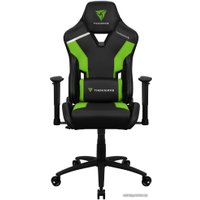 Игровое (геймерское) кресло ThunderX3 TC3 Neon Green (черный/зеленый)