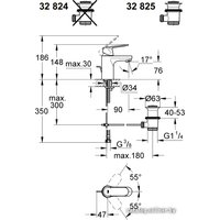 Смеситель Grohe Eurosmart Cosmopolitan 32824000