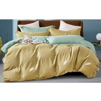 Евро комплект постельного белья Cleo Сатин Евро SK-31/0060
