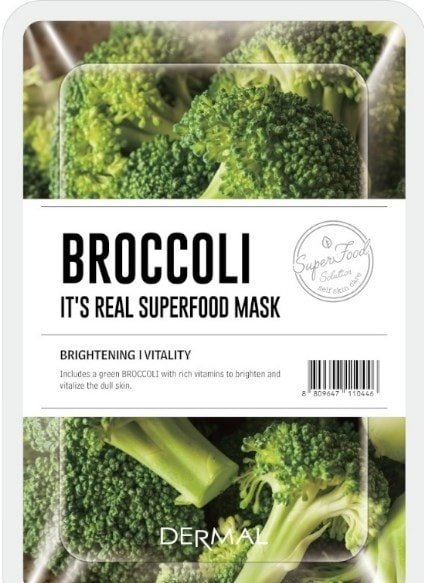

Dermal Маска для лица It's Real Superfood Mask Брокколи 25 г
