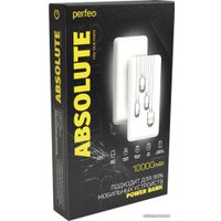 Внешний аккумулятор Perfeo Absolute 10000mAh (белый)