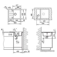 Кухонная мойка TEKA Astral 45 B-TG 1B 1D 40143583 (топаз)