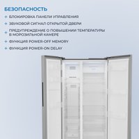 Холодильник side by side ZUGEL ZRSS630X