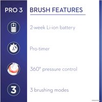 Электрическая зубная щетка Oral-B Pro 3 3000 Cross Action D505.513.3 (черный)