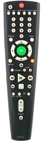 

Пульт ДУ Huayu RC026-01R для BBK DVD