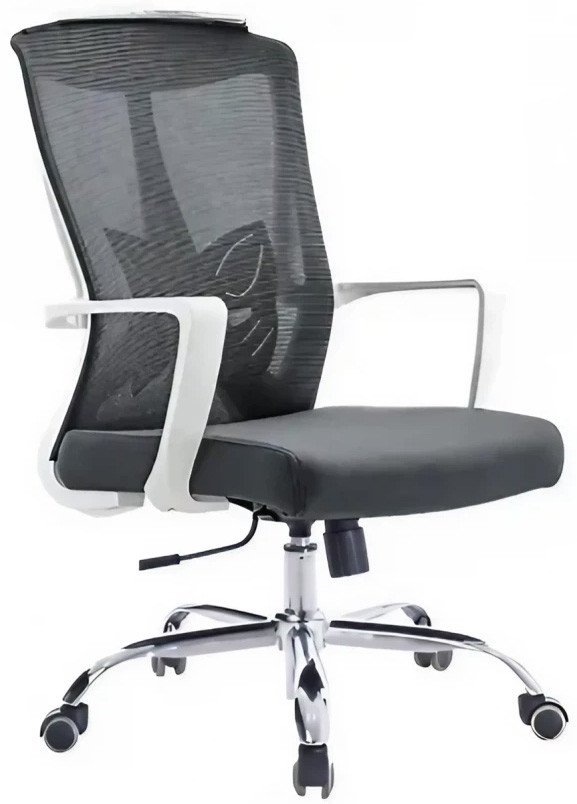 

Офисное кресло SitUp Sigma white chrome (сетка black/black)