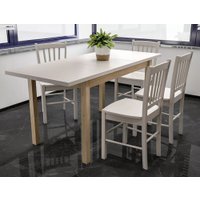 Кухонный стол Signal Adam 90-125/65 (кашемир/дуб кремона)