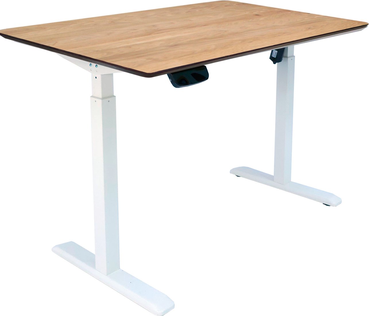 

Стол для работы стоя ErgoSmart Wooden Electric Desk Prime 1300х750х27 мм (скошенный край, дуб натуральный/белый)