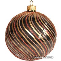 Елочная игрушка Орбитал Шар Д-328 200-063-2 (8см, графит опал)