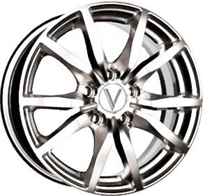 

Литые диски Vector K57 15x6.5" 5x100мм DIA 57.1мм ET 38мм Серебристый