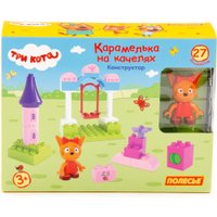 Конструктор Полесье Три кота. Карамелька на качелях 77186