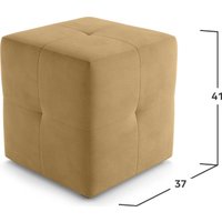 Пуфик Mio Tesoro 134 (горчичный Valencia 10)