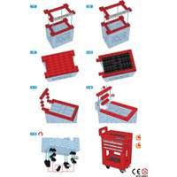 Конструктор King Tony тележка открытая TS1006