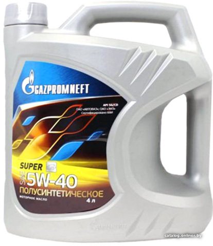 Моторное масло Gazpromneft Super 5W-40 SG/CD 4л