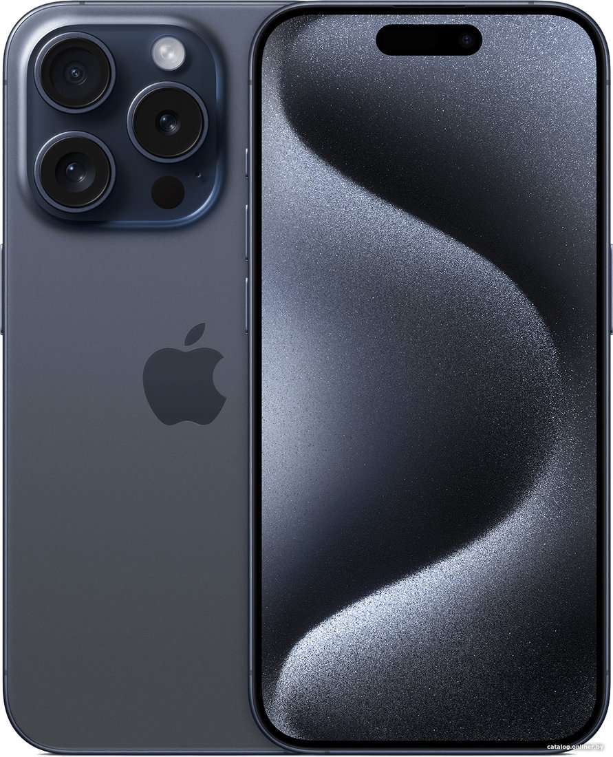 Телефон Apple iPhone 15 Pro 128GB (синий титан)