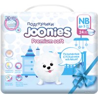 Подгузники Joonies Premium Soft NB 0-5 кг (24 шт)