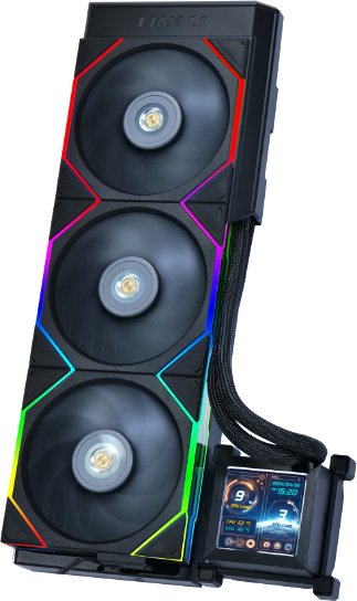 

Жидкостное охлаждение для процессора Lian Li Hydroshift LCD 360TL G89.GHSLCD36TB.R0