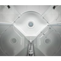 Душевая кабина Saniteco SNT-84 90х90 (серый/прозрачное стекло)