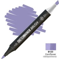 Маркер художественный Sketchmarker Brush Двусторонний B123 SMB-B123 (василек)