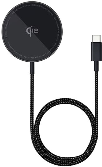 

Беспроводное зарядное Baseus Simple Mini4 Air Magnetic Wireless Charging Stand Qi2 15W P10278200111-00 (черный)