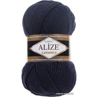 Пряжа для вязания Alize Lanagold 58 (240 м, темно-синий)