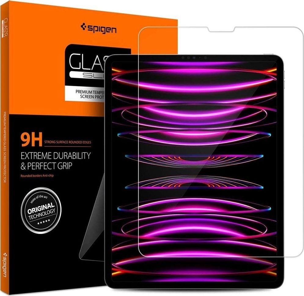 

Защитное стекло Spigen Glas.TR Slim для iPad Pro 12.9 (2022/2021/2020) 068GL25594