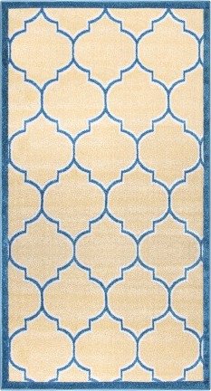 

Ковер для жилой комнаты Mafy 0291 Avgalida 80x150 MF-00263 (белый)