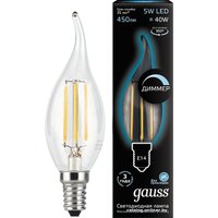 Светодиодная лампочка Gauss E14 5 Вт 4100K 104801205-D