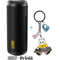 Беспроводная колонка QCY SP7 (черный) + брендированный брелок QCY