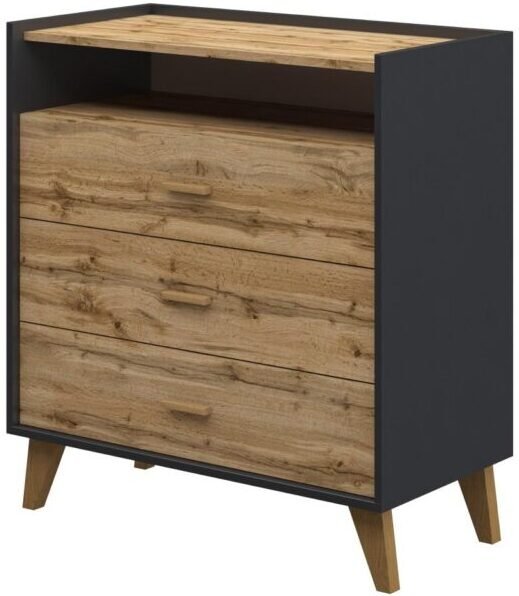 

Комод Неман мебель Сканди МН-036-17(1) (дуб вотман, графит)