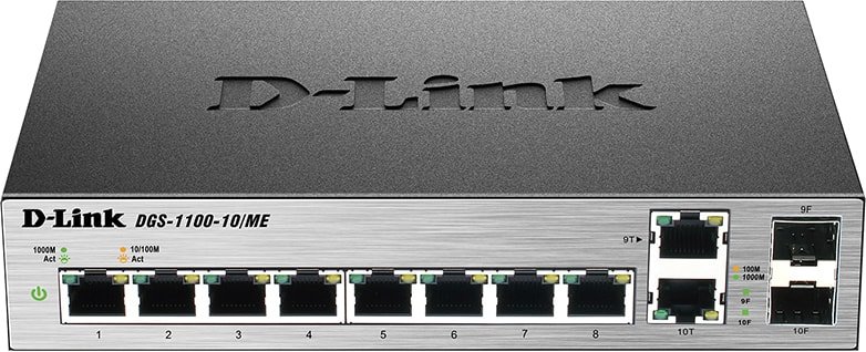 

Управляемый коммутатор 2-го уровня D-Link DGS-1100-10/ME/A2A